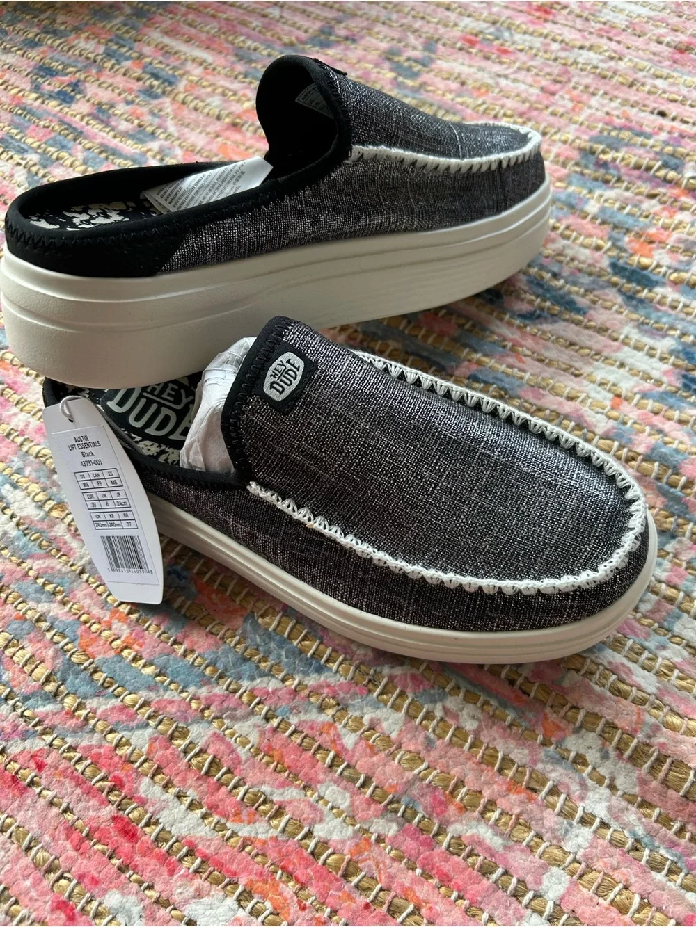 Hey Dude women’s metallic Austin platform slide - Picture 3 of 4